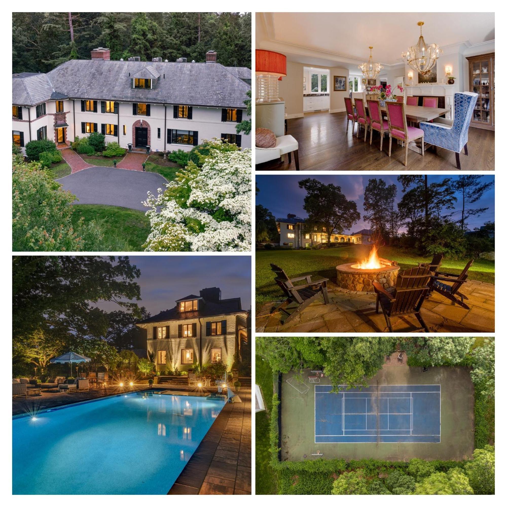 Boston Mansion Heated Pool Fire Pit Tennis Needham Extérieur photo
